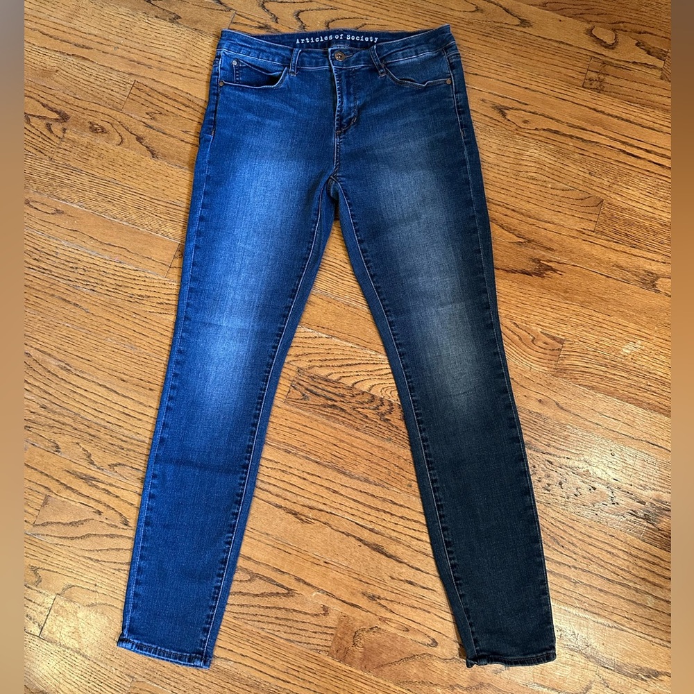 Articles Of Society Blue Skinny Jeans Classic Denim